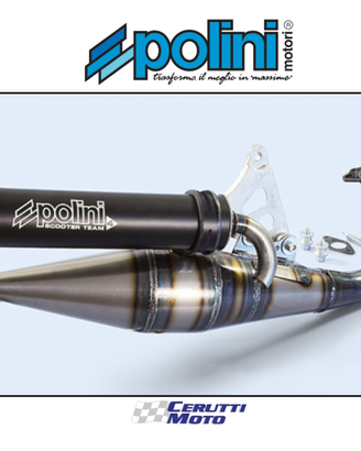 Marmitta Polini Scooter Team 4 Aerox F12 Nitro Sr