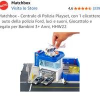 Matchbox playset stazione di polizia
