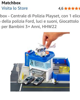 Matchbox playset stazione di polizia