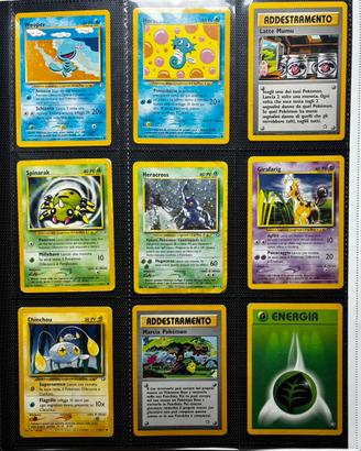 Carte pokemon Neo Genesis ita