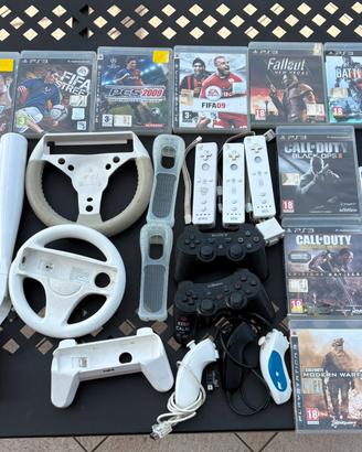 Giochi play e joystick PlayStation e Wii