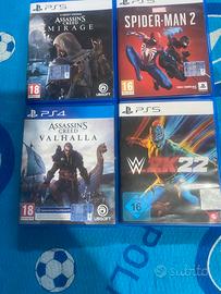 4 Giochi  PS4/PS5 in blocco a 70/60€