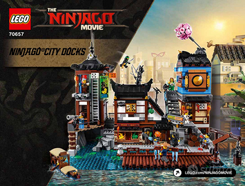 Manuale Istruzioni LEGO NUOVO Porto Ninjago 70657