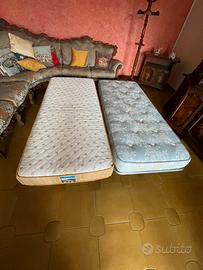 2 RETI E MATERASSI SINGOLI
