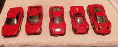 Modellini Ferrari in metallo scala 1:43