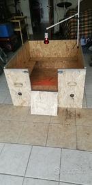 box parto x cani taglia media misure 100 x124 x60