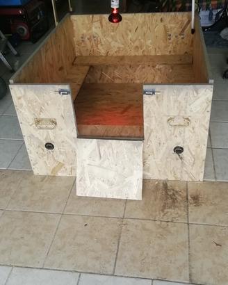 box parto x cani taglia media misure 100 x124 x60