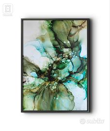 disegno  dipinto alcool ink inchiostro astratto 