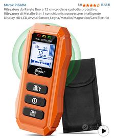 Rilevatore Parete PIGADA 12cm + Custodia