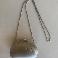 Borsa elegante da cerimonia argento
