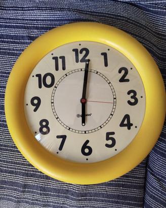 Orologio Guzzini vintage colore giallo