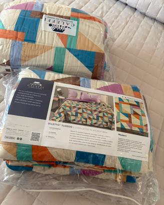 Copriletto- trapunta Caleffi Tuxedo Multicolor