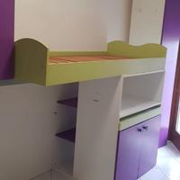 Cameretta a ponte con letto soppalco s 4504