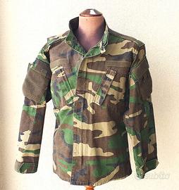 Giacca pantaloni woodland rip-stop U.S. Army tg.MR