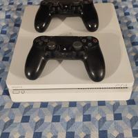 ps4 bianca con scatola 