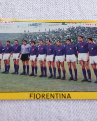 Fiorentina squadra figurina Panini 1966/67