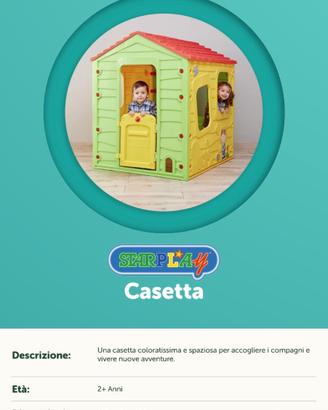 Casetta da giardino per bambini