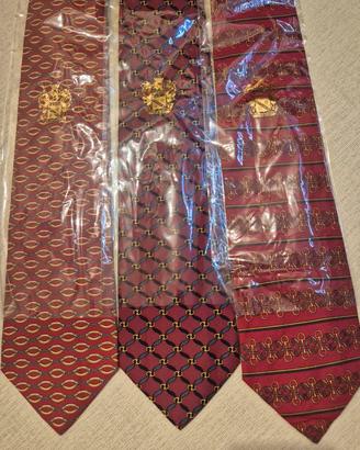3 Cravatte Vintage Paolo Gucci in Seta