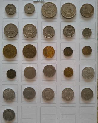 26 Monete Tunisia d'Epoca e Coloniali (1919-1997).