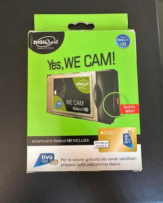 Scheda CAM WE CAM tivusat HD