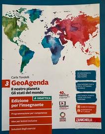 Libro "GeoAgenda 3"editore Zanichelli ScuoleMedie