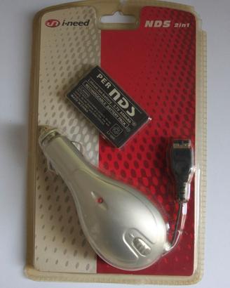 Batteria + Alimentatore Auto Accendisigari NDS
