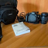 Canon EOS 4000D + obiettivo 18‑55mm + borsa e acce