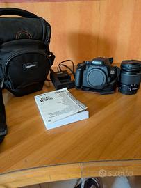 Canon EOS 4000D + obiettivo 18‑55mm + borsa e acce