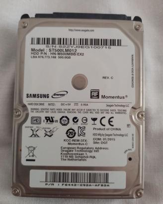 Hard disk Samsung 512gb Notebook