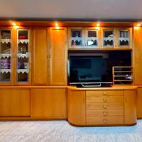 Parete attrezzata/credenza artigianale
