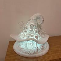 Lampada cappello mini casa fantasy