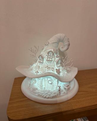 Lampada cappello mini casa fantasy