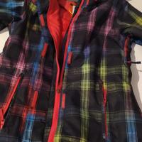 Roxy Giacca Snow Tg. M Multicolor Quadri Inverno
