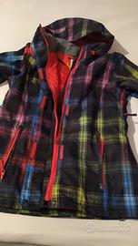 Roxy Giacca Snow Tg. M Multicolor Quadri Inverno