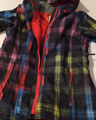 Roxy Giacca Snow Tg. M Multicolor Quadri Inverno