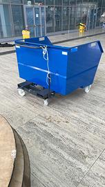Benna rbaltabile per muletto 2000kg