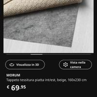 Tappeto ikea da esterno interno tessitura piatta