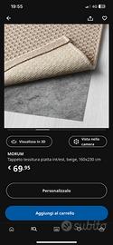 Tappeto ikea da esterno interno tessitura piatta