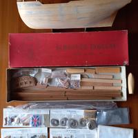 Modello nave in legno da costruire