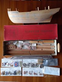 Modello nave in legno da costruire