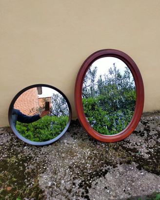 Specchi art decò legno