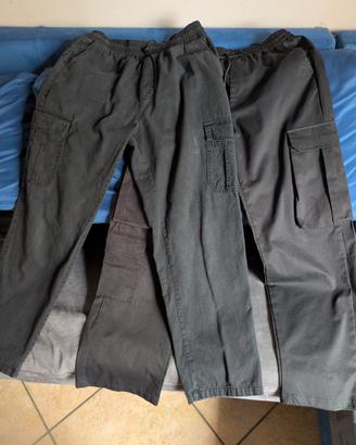 Pantaloni uomo con tasche laterali 