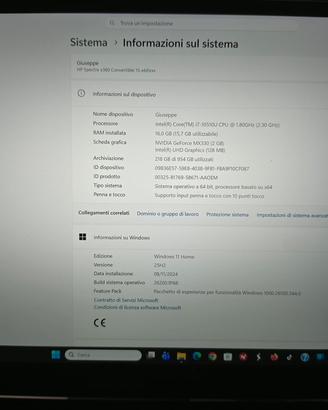 hp spectre 360 i7