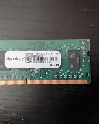 RAM Synology 2GB DDR3L 1866
