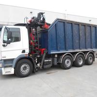 DAF CF 85.460 8x2 CARICATORE PALFINGER + RIBALTABI