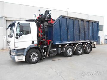 DAF CF 85.460 8x2 CARICATORE PALFINGER + RIBALTABI