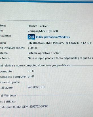 pc 10 pollici  cq10-600