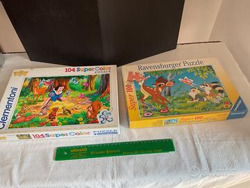 Puzzle Walt Disney Biancaneve bambi Ravensburger e