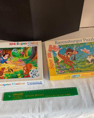 Puzzle Walt Disney Biancaneve bambi Ravensburger e