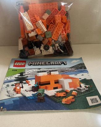 Lego Minecraft 21178 Il capanno della volpe
